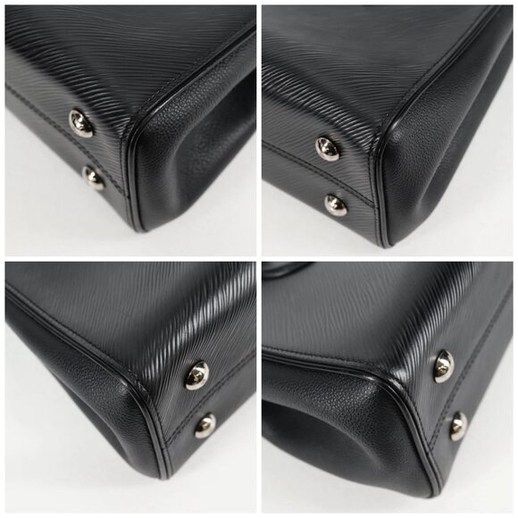 LOUIS VUITTON Epi Grunel Tote PM Tote Bag Black M57680 LV Auth ki5827M - Picture 14 of 16